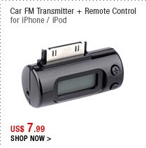 Car FM Transmitter + Remote Control 