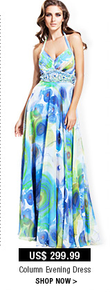 Column Evening Dress