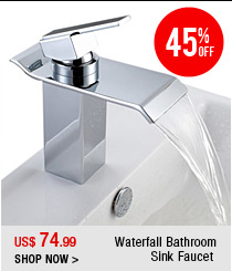 Waterfall Bathroom Sink Faucet 