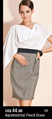 Asymmetrical Pencil Dress
