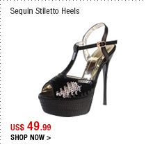 Sequin Stiletto Heels 