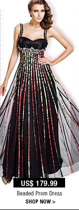 Beaded Prom Dress