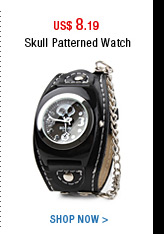 Skull Patterned Watch