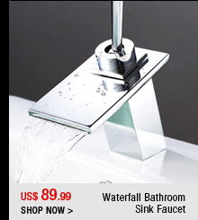 Waterfall Bathroom Sink Faucet