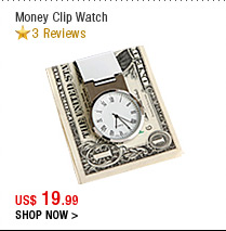 Money Clip Watch