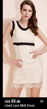Lined Lace Midi Dress