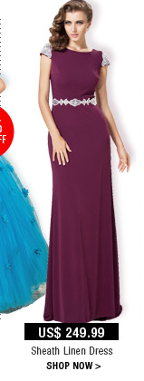 Sheath Linen Dress