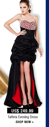 Taffeta Evening Dres