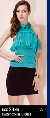 Halter Collar Blouse