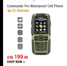 Commando Pro Waterproof Cell Phone
