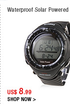 Waterproof Solar Powered Watch