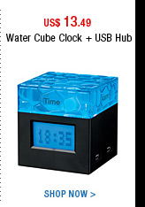 Water Cube Clock + USB Hub