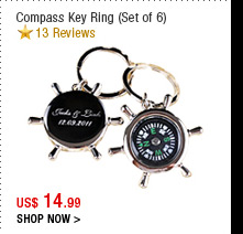 Compass Key Ring