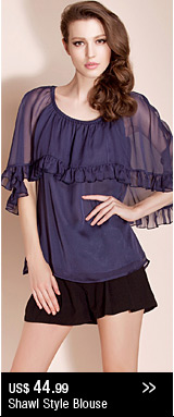 Shawl Style Blouse