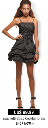Spaghetti Strap Cocktail Dress