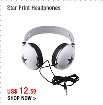 Star Print Headphones