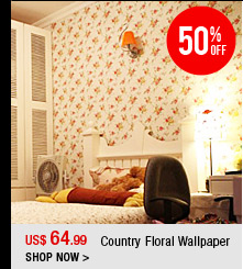 Country Floral Wallpaper