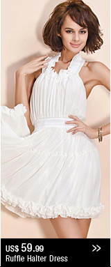Ruffle Halter Dress