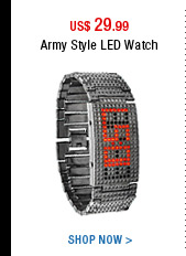 Army Style LED Watch