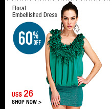 Floral Embellished Dress
