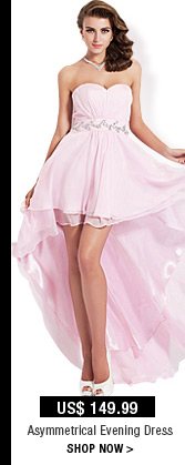 Asymmetrical Evening Dress