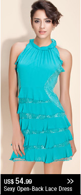 Sexy Open-Back Lace Dress