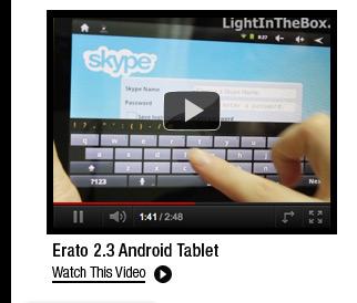 Erato 2.3 Android Tablet 