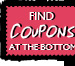 Find Coupons at the bottom