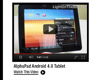 AlphaPad Android 4.0 Tablet