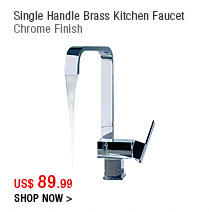 Single Handle Brass Kitchen Faucet 