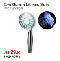 Color Changing LED Hand Shower 