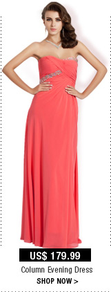 Column Evening Dress