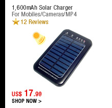 1,600mAh Solar Charger 