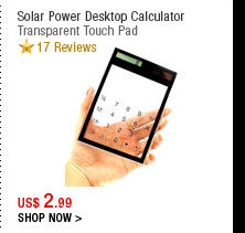 Solar Power Desktop Calculator
