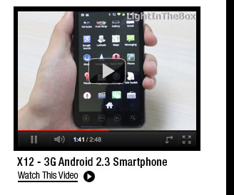 X12 - 3G Android 2.3 Smartphone