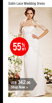 Satin Lace Wedding Dress