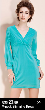 V-neck Slimming Dress