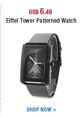 Eiffel Tower Patterned Watch