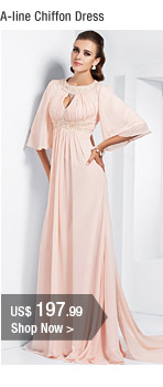 A-line Chiffon Dress