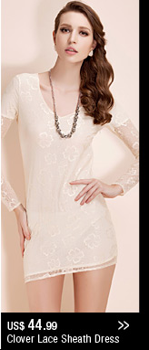 Clover Lace Sheath Dress