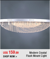 Modern Crystal Flush Mount Light