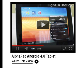 AlphaPad Android 4.0 Tablet