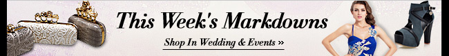 This Week's Markdowns