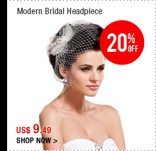 Modern Bridal Headpiece