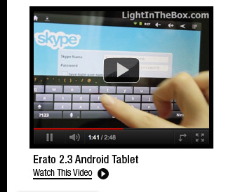 Erato 2.3 Android Tablet
