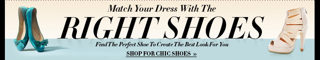 Match Your Dress With The Right Shoes