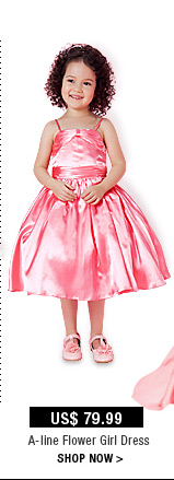 A-line Flower Girl Dress