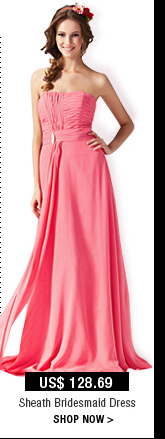 Sheath Bridesmaid Dress