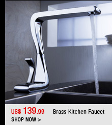 Brass Kitchen Faucet