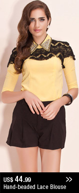 Hand-beaded Lace Blouse